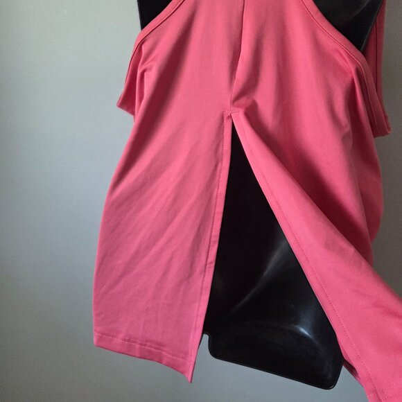 Adidas Pink Activewear Tank with back slit - Picture 4 of 4